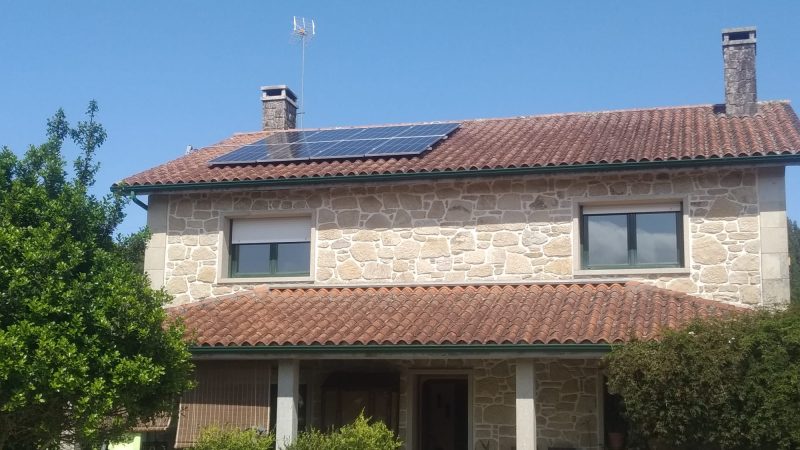 Instalación solar en A Coruña
